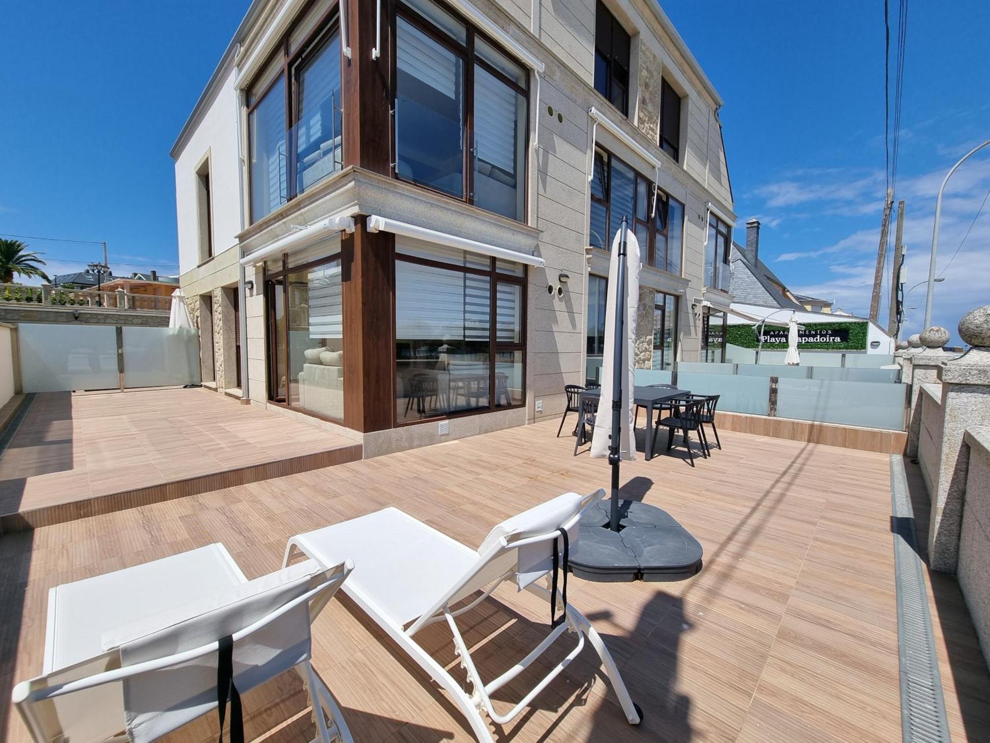 Foz Playa Rapadoira - Bajos Con Terraza Apartment Exterior photo